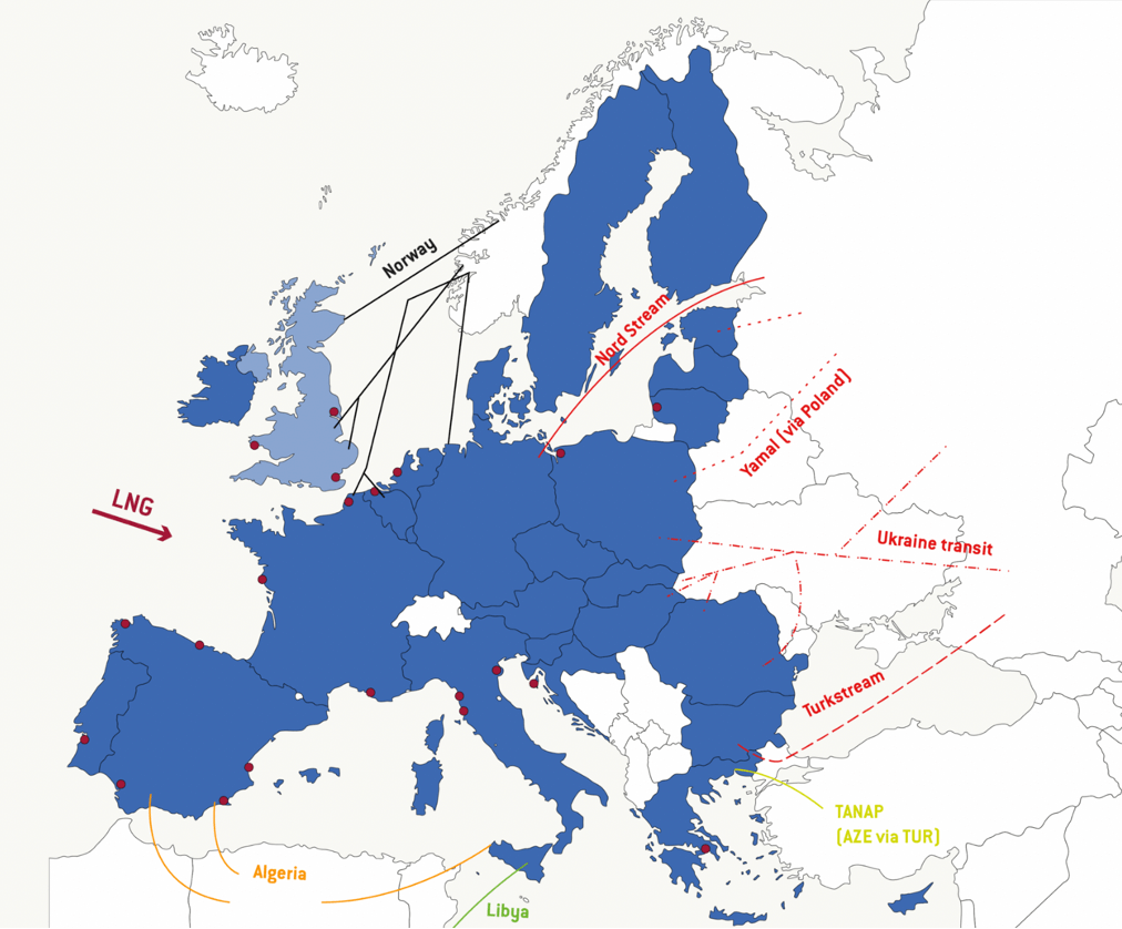 Европе кроме. Терминалы СПГ В Европе карта 2022.